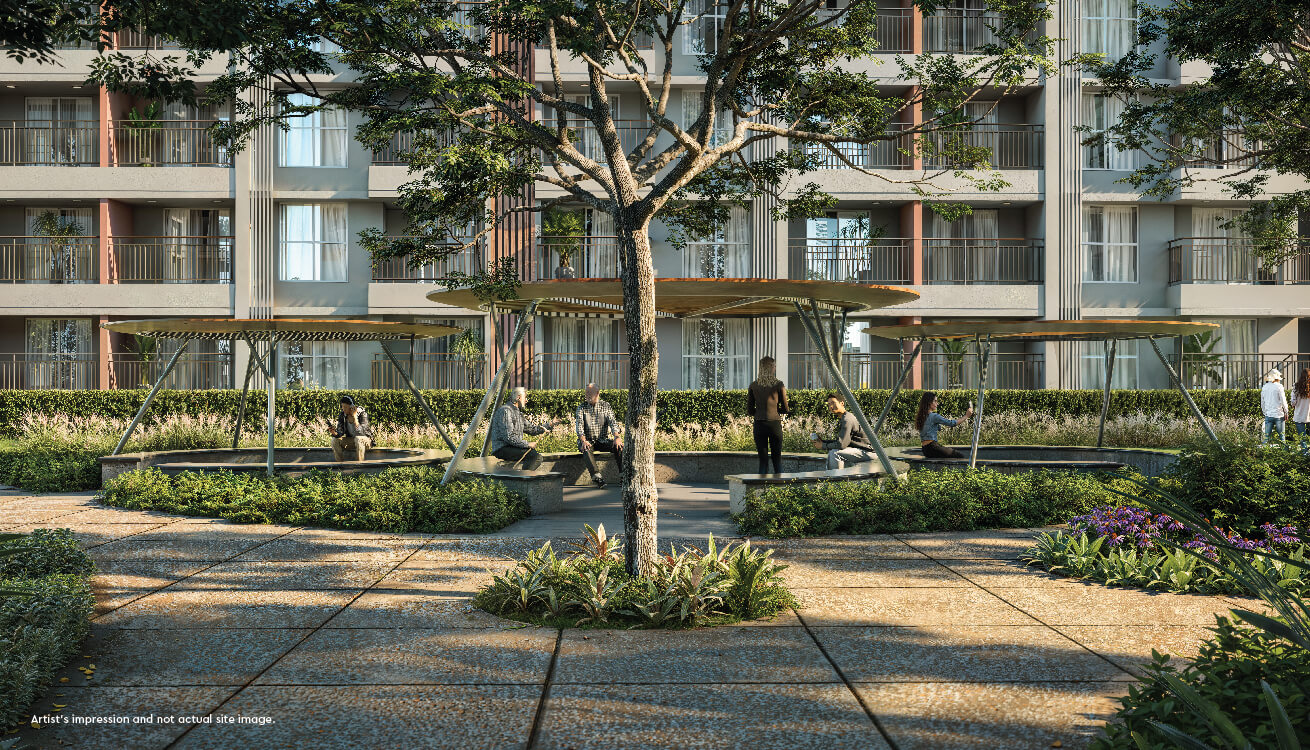 Evergreen Square Image